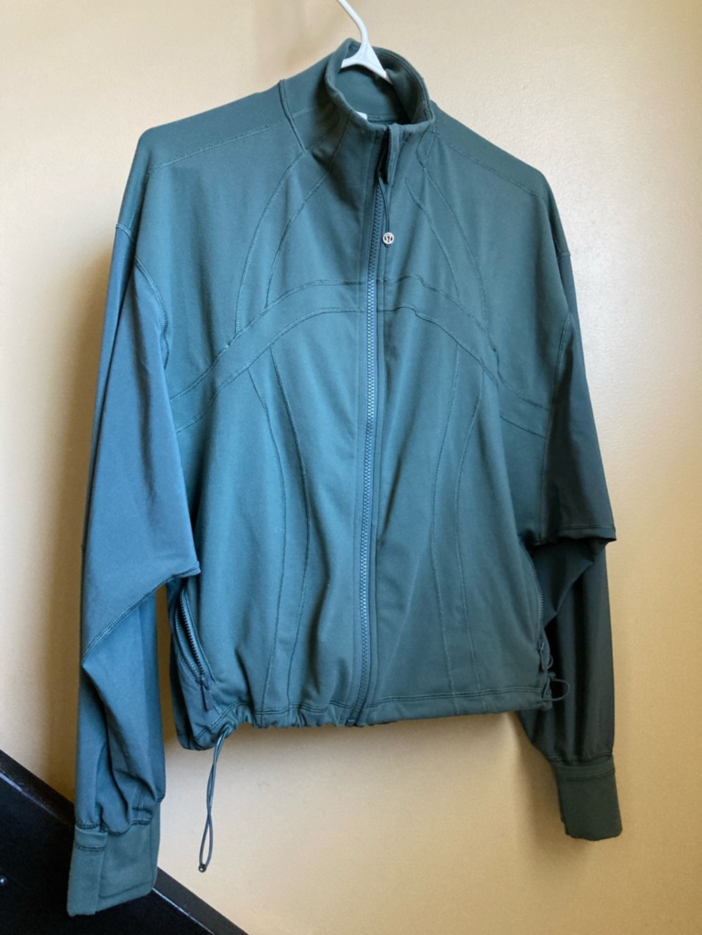 Dark forest lululemon athletica relaxed fit define jacket 4 fits big reg zip